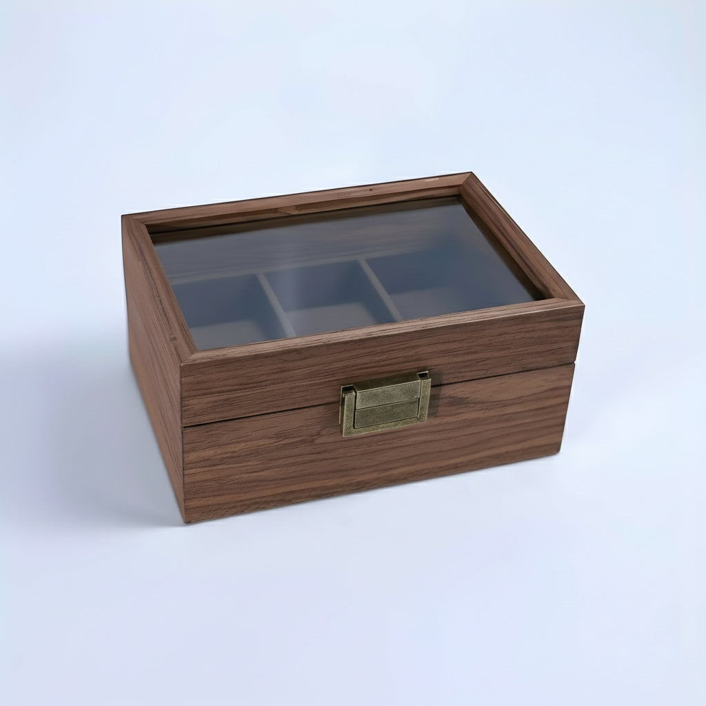 Marcellus | Octagonal Wooden Watch & Jewelry Display Case