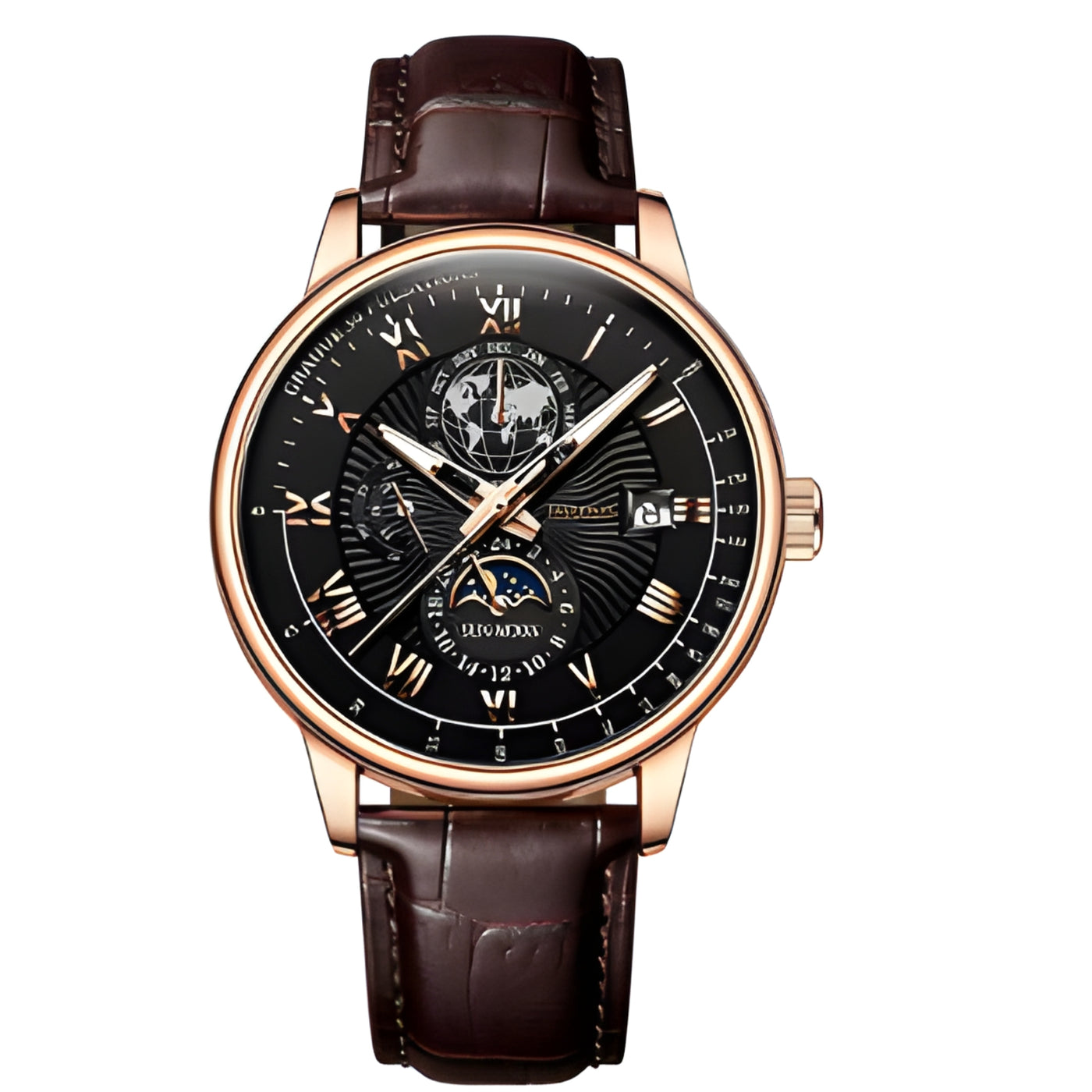 Julian | Global Voyager Moon Phase Watch