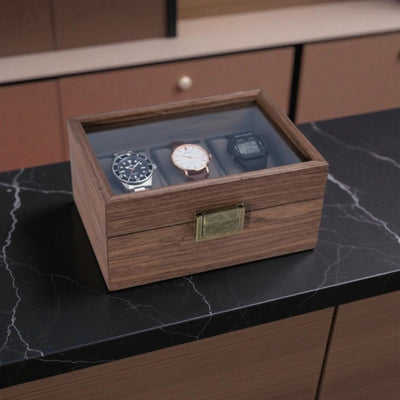 Marcellus | Octagonal Wooden Watch & Jewelry Display Case