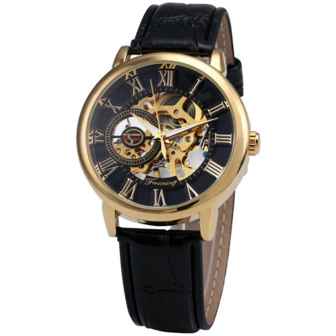 Peter | Fashionable Men's Roman Numerals Mechanical Watch | 42mm