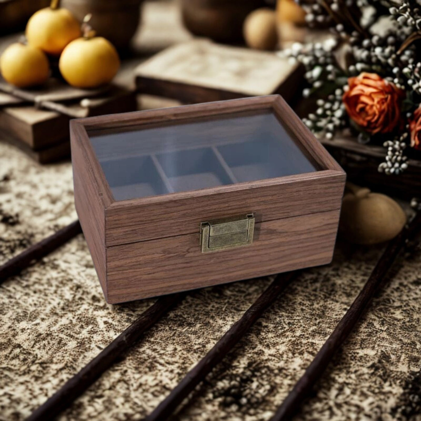 Marcellus | Octagonal Wooden Watch & Jewelry Display Case