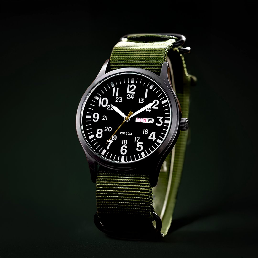 James & Cole Watches© - Robust Military Watch