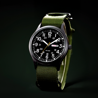 James & Cole Watches© - Robust Military Watch
