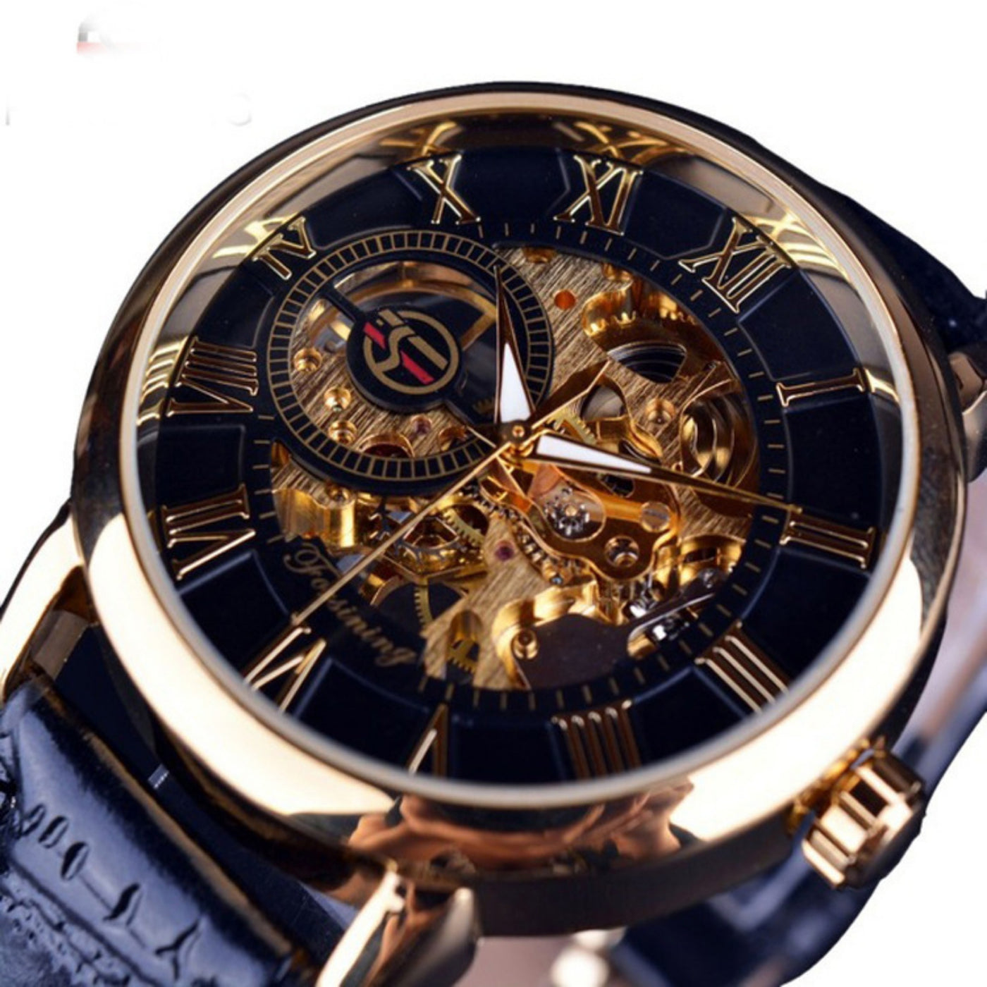 Peter | Fashionable Men's Roman Numerals Mechanical Watch | 42mm