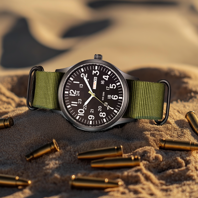 James & Cole Watches© - Robust Military Watch