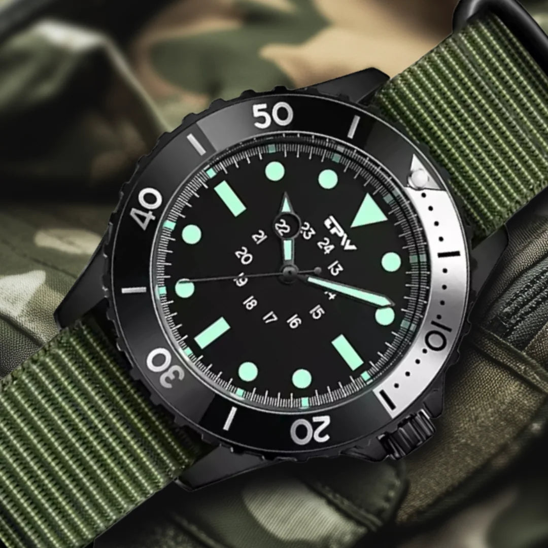 Tactical Diver Style Field Watch