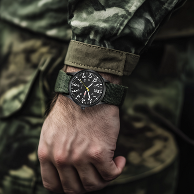 James & Cole Watches© - Robust Military Watch