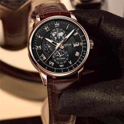 Julian | Global Voyager Moon Phase Watch