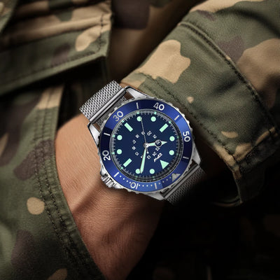 Tactical Diver Style Field Watch