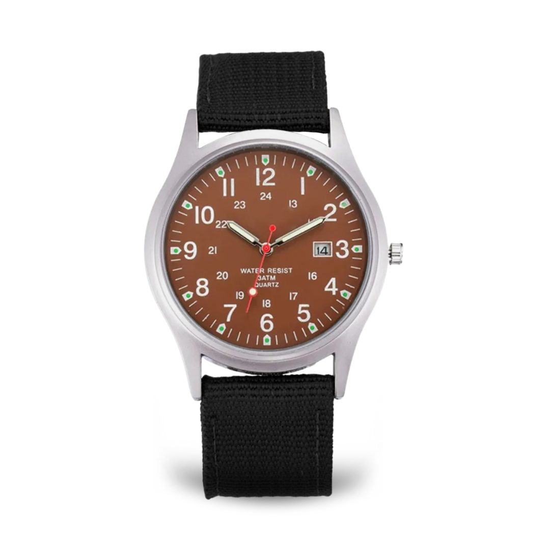 Casual Military Inspired Watch™ - Coffee Black