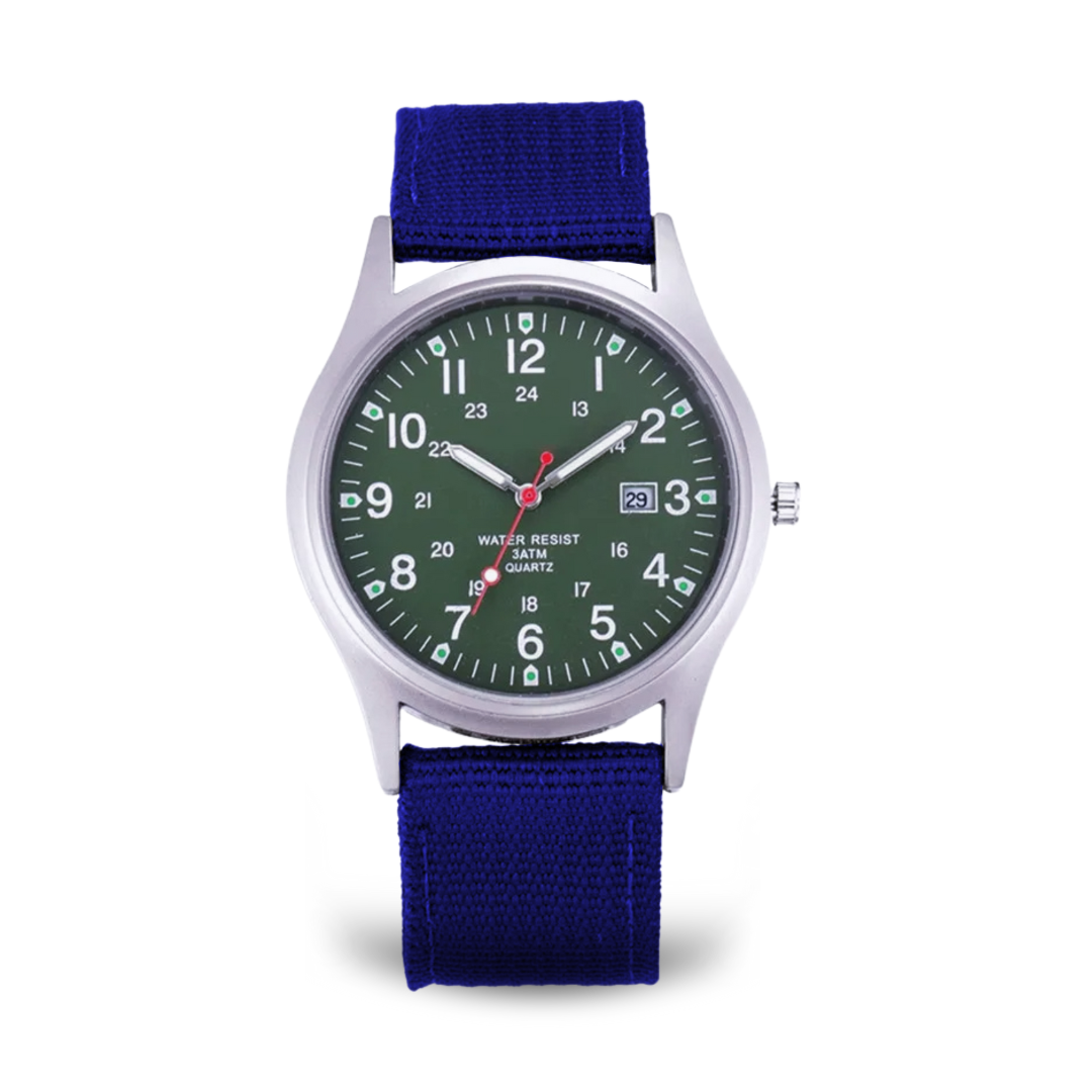 Casual Military Inspired Watch™ - Blue Green