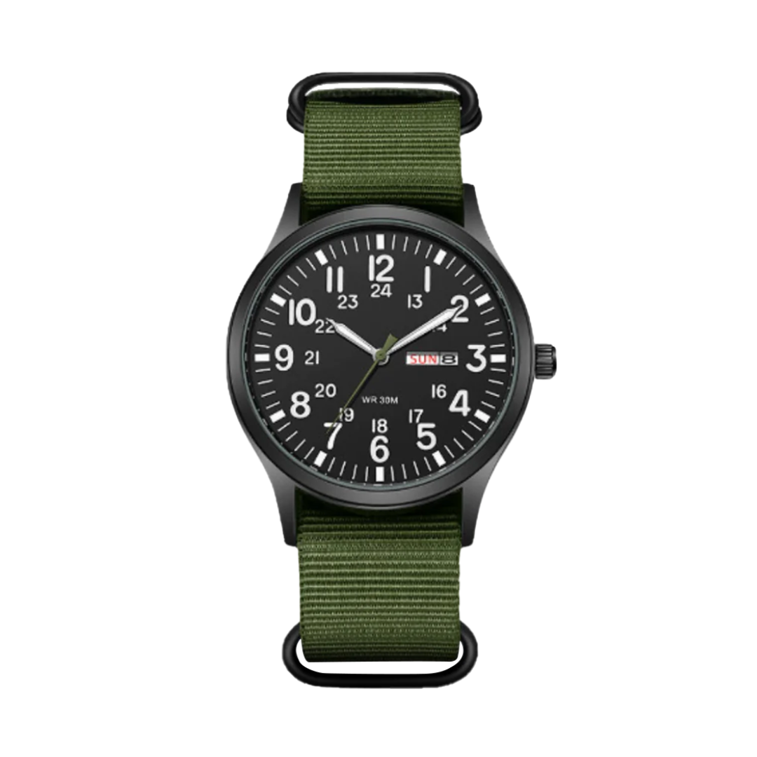 Thomas | Minimalist Field Watch with Functional Strap