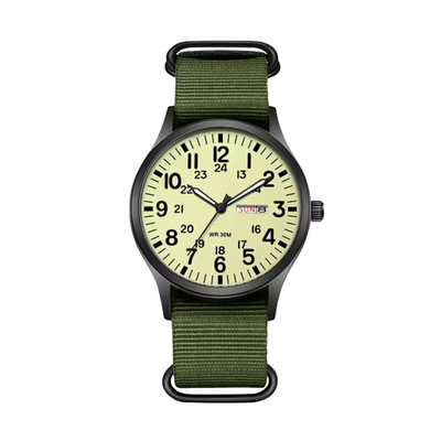 Thomas | Minimalist Field Watch with Functional Strap